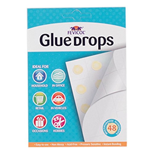 Image of pidilite WERYUY Fevicol Glue Drops 20Units X 24 Drops (Pack Of 480 Drops / Dots)