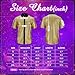 Zando Sequin 70s 80s Disco Shirt Men - Retro Sparkling Gold Outfit Short Sleeve Button Down Fashion Metallic Costume Top For Halloween New Year Themed Party & Nightclub Prom Medium