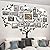 Hejiagongsi Picture Frames Collage - Family Tree Wall Decor for Living Room 4x6 5x7 8x10 11x14 3D DIY-Acrylic Photo Frame - Marcos para Fotos de Pared