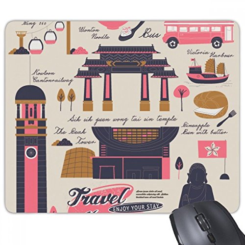 Tapis de souris antidérapant en caoutchouc beatChong Voyage Chine pour PC