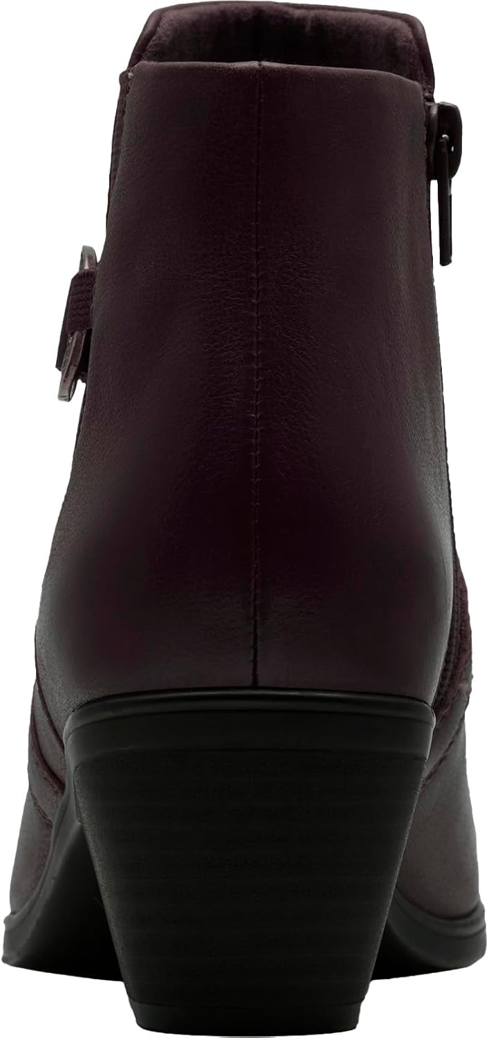 Clarks Women’s Emily2 Henley Leather Ankle Zip Bootie - Image 2