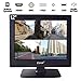 Produktbild 12-Zoll CCTV LCD-Sicherheitsbildschirm VGA HDMI AV BNC, 4:3 800x600 HD-Display(LED-Hintergrundlicht) mit USB-Laufwerksplayer für Heim-/ Shop-Überwachungskamera STB PC oder andere Videoausrüstung