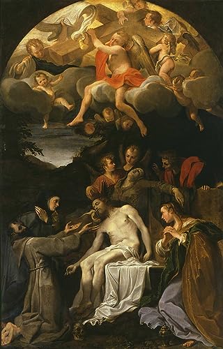 Affiche Toile la Lamentation sur le Christ mort : une impression d'art premium