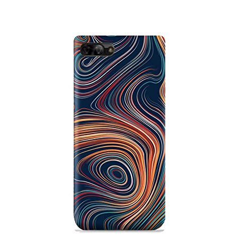 AMC Design Abstract SwirLED Stripes Pattern TPU Silicone Protective Case for BlackBerry KEY2/BlackBerry Athena