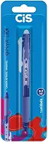 Caneta Retrátil Apagável CIS Gelyx EX, Azul, Blister com 1 unidade