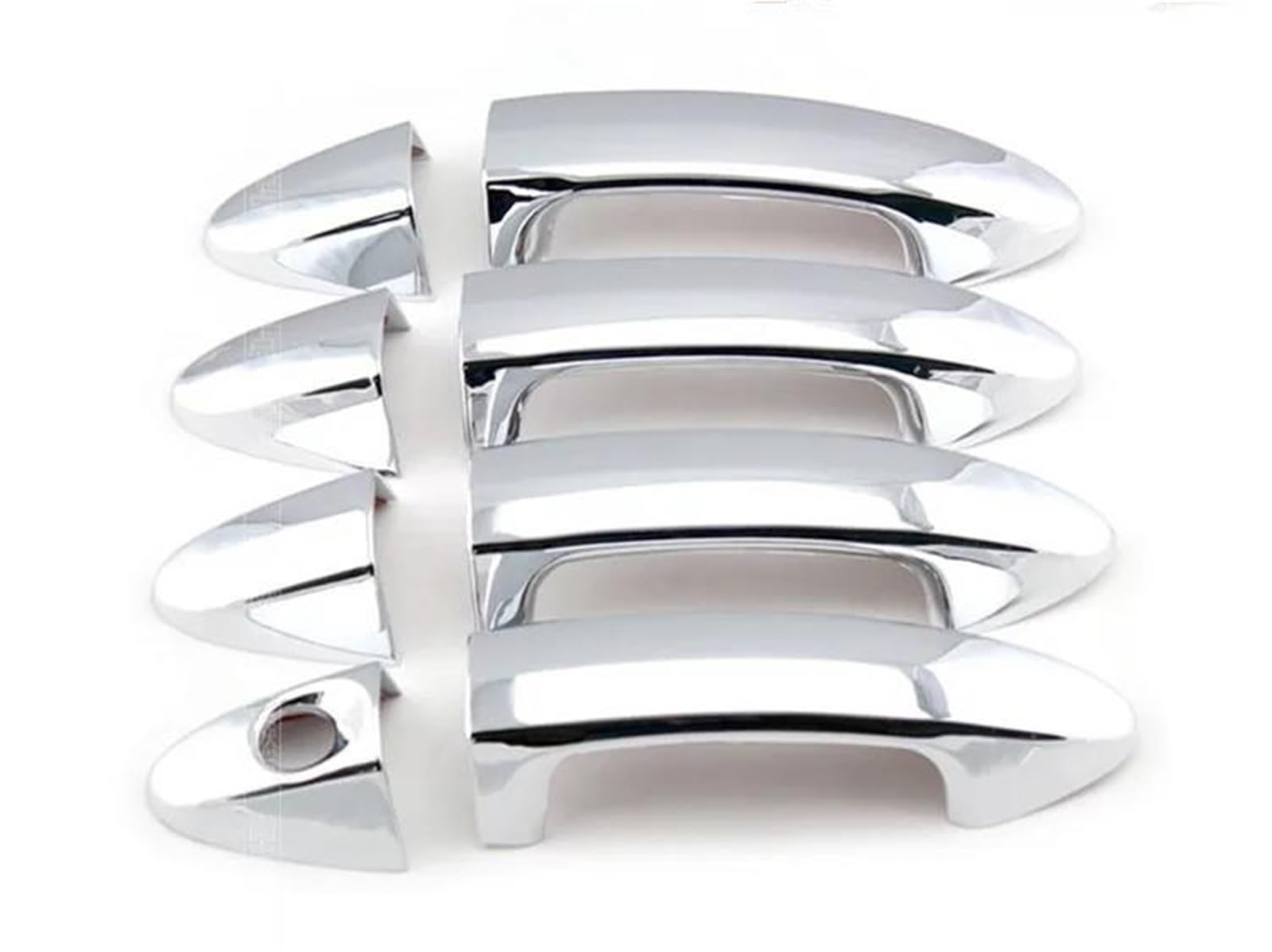Zapora One Color Covers Sticker Chrome Car Door Handle Cover Trim For Ford For Ecosport 2013-2016 For Fiesta 2009 2010 2011 2012 2013 2014 2015