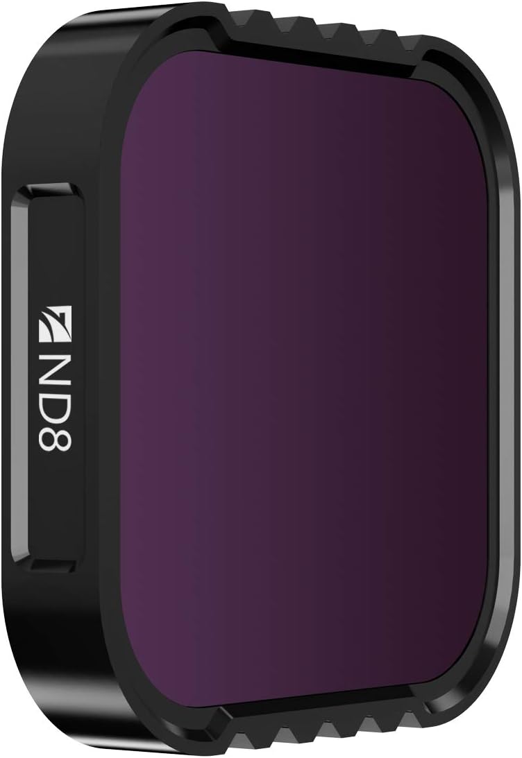 Freewell Neutral Density ND8 Camera Lens Filter Compatible with Hero12, Hero11, Hero11 Mini, Hero10, Hero9 Black