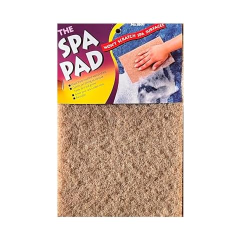 AhhSome Spa & Hot Tub Cleaning Pad, Made from Crushed Walnut Shells, Reusable, and Scratch-Resistant, Removes Gunk, Grime & Sticky Particles from Any Surface, Designed for Hot Tub Surface Cleaning Cover