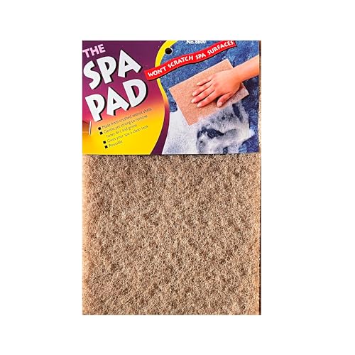 AhhSome Spa & Hot Tub Cleaning Pad, Made from Crushed Walnut Shells, Reusable, and Scratch-Resistant, Removes Gunk, Grime & Sticky Particles from any Surface, Designed for Hot Tub Surface Cleaning