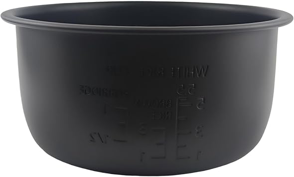 5.5 Cup 1.8L Rice Cooker Replacement Inner Pot,Compatible For Panasonic SR-DF101-304 Stainless Steel Bowl | No Coating