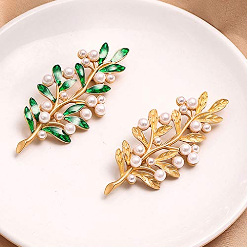 Broche de perle d'arc clip de châle d'écharpe anti glissement - 3