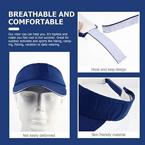 BESPORTBLE 5 Pcs Esporte Baeball Atlético Ao Ar Livre Viseira Chapéu de Sol Dobrável Ajustável Prote