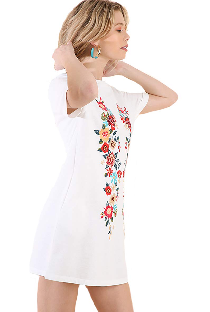 Umgee Boho Fall/Winter Please! Embroidered French Terry Cover up by Day Dress by Night