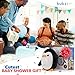 Bubzi Co Portable Penguin Baby Soother & Night Light Projector, Comforting Electronic Infant Toddler Sleep Aid with White Noise