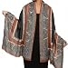 GILFASHE Women's Pashmina Shawls and Wraps - Large Silk Feel Ginkgo Leaf Scarf for Weddings, Travel & Evening Dresses