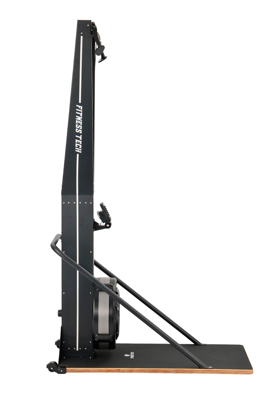 Machine Ski Erg avec Plateforme, entraînement Complet de Musculation et de Cardio, entraînement de Force à Haute Endurance, 130 X 60 X 214 Cm