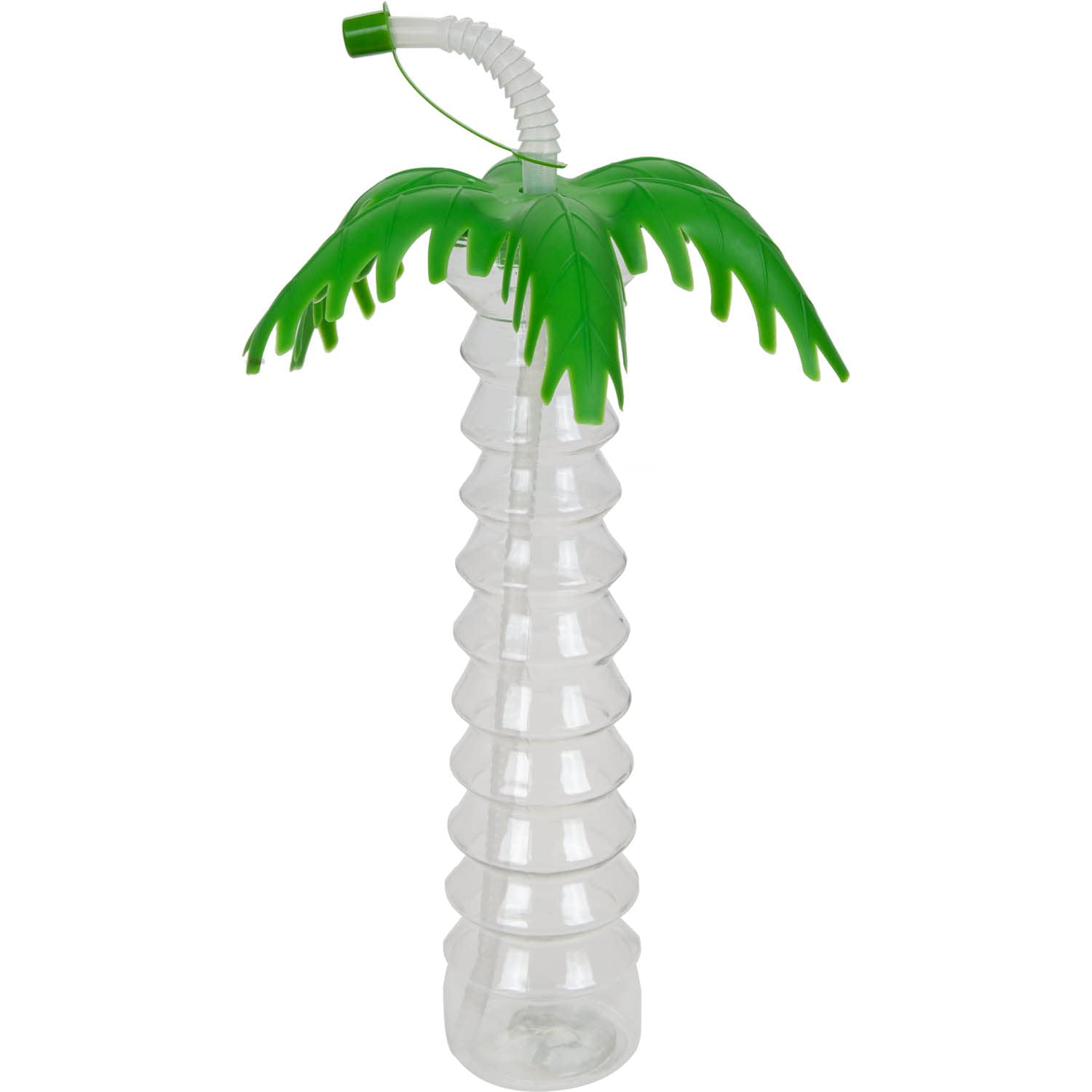 VFM - Tropical Palm Tree Bottle 11" Drinking Cup With Lid