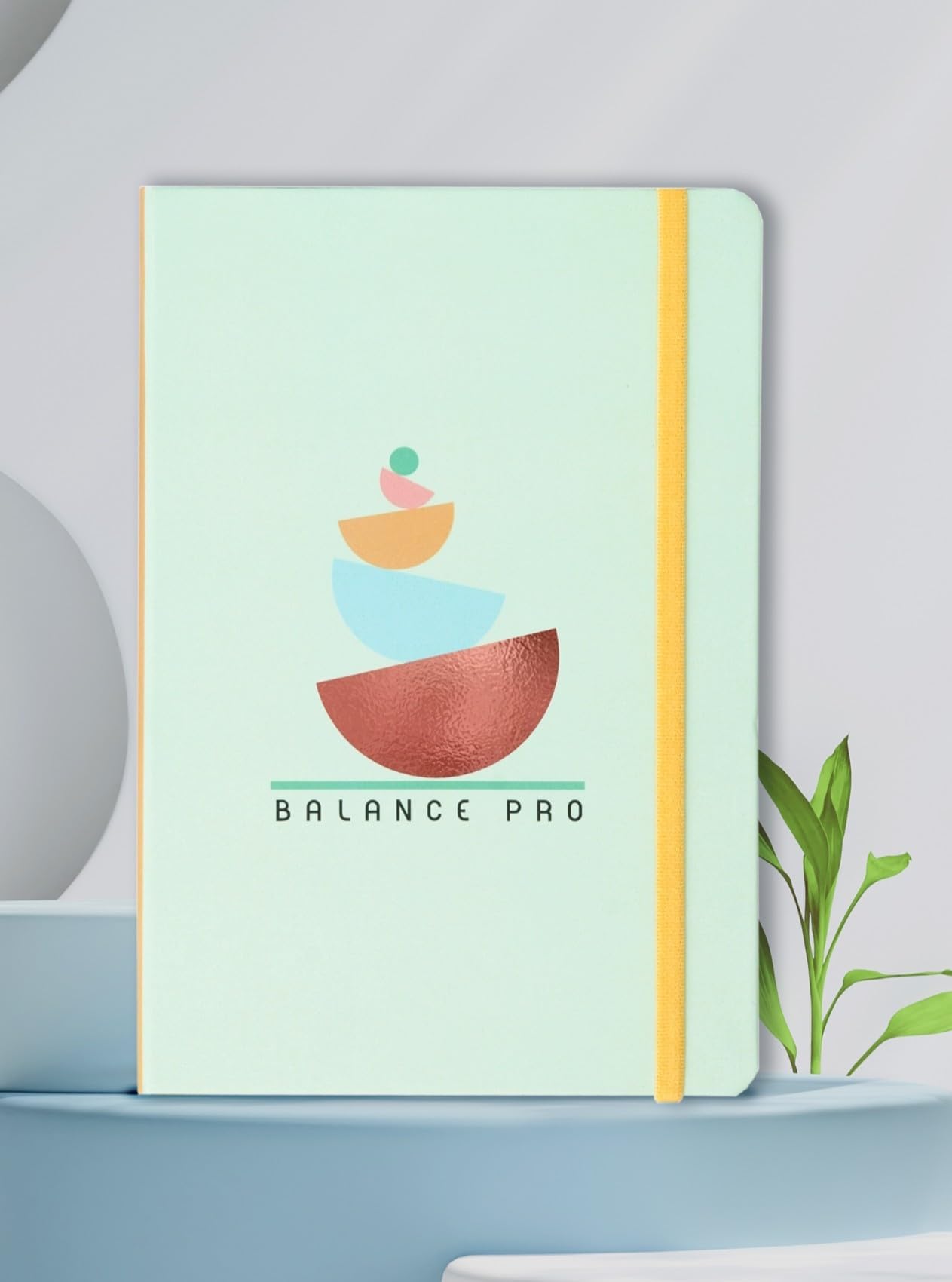 A5 Undated Work-Life Balance Planner – 336 Pages | Gratitude Journal with Habit & Mood Tracker | Includes Stickers | Achieve Goals & Wellness | Balance Pro