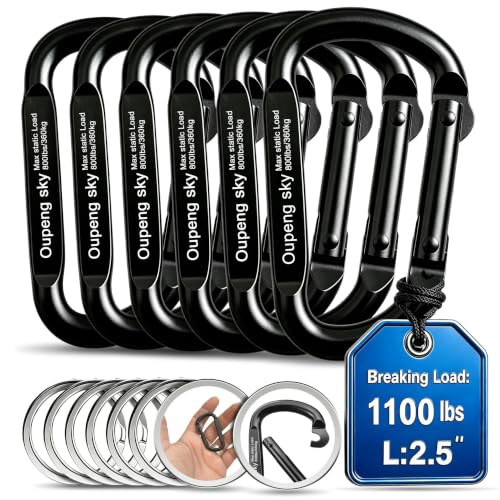 23 Gift Ideas for Women Who Love Hiking in 2026 21 Heavy Duty Carabiner Clip Set