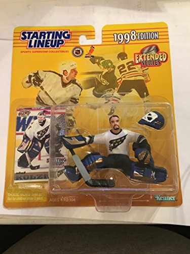 Starting Lineup Olaf Kolzig / Washington Capitals 1998 Extended Series NHL Action Figure & Exclusive Pacific NHL Collector Trading Card