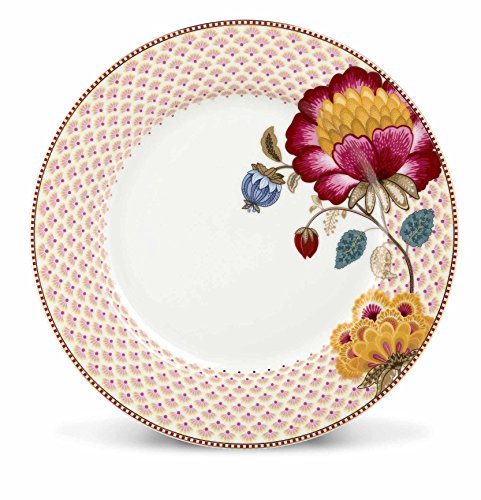 Pip Studio Blooming Tails piatto, bianco, Ø 26,5