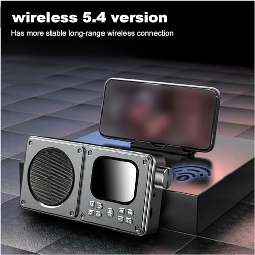 Radio portátil FM Tangxi con Bluetooth y reproductor MP3 miniatura 7