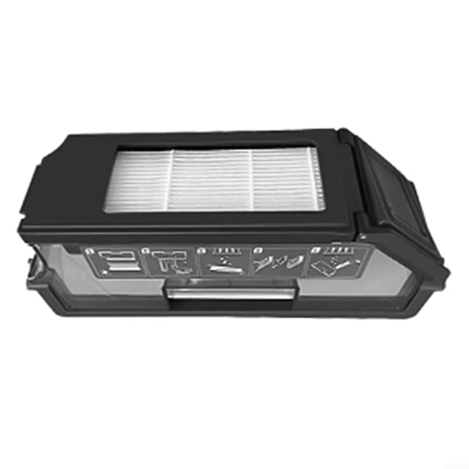 HEIBTENY Dustbox Dust Container Box for D*ee-bot X1 Omni/for T*urbo Robot Vacuum Cleaner 1104422409