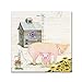 Life on the Farm III by Kathleen Parr McKenna, 14x14-Inch Canvas Wall Art