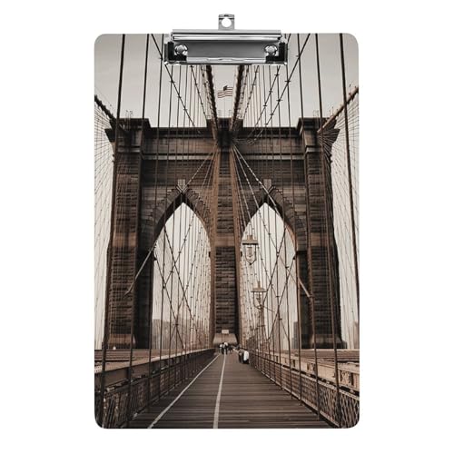 Porte-bloc Brooklyn acrylique A4 pour enseignant et fournitures de bureau design