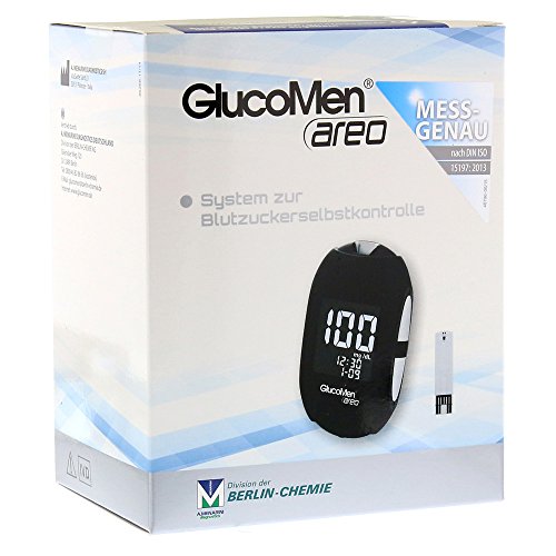 Glucomen Areo Blutzuckermessgerät Set mg/dl Cover