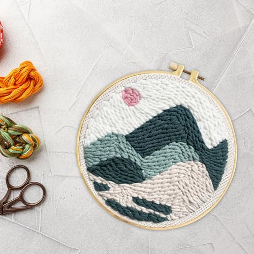 CRAFTHROU 1 Conjunto De Kit De Bordado Suprimentos De Agulha De Perfuração Agulha De Perfuração Port