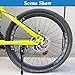 SHOUCAN Bike Kickstand, High Carbon Steel Kickstand for 22/24/26 Inch Wheel Adult Rear Mount Bikes Support Racks,26 inches