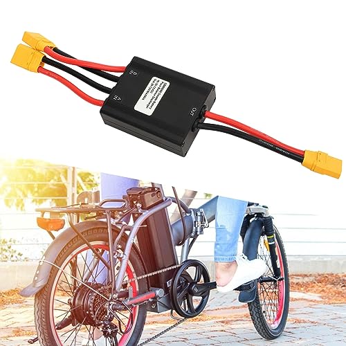 Double Battery Discharge Converter, 20-72V E Dual Battery Parallel Module Adapter, Electric Dual Battery Connector Adapter for Increase Battery Capacity, Interface, 60A3