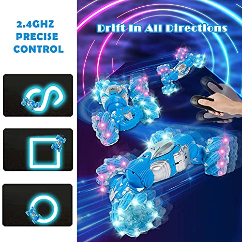Bemiton Remote Control Rc Cars For Boys,Gesture Sensing Rc Stunt Car 6 7 8-12 9 10 11 Year Old Kids Gifts,4Wd Off Road Double Sided Drift Truck,Transformer Remote Controlled Offroad Vehicle #TOP1
