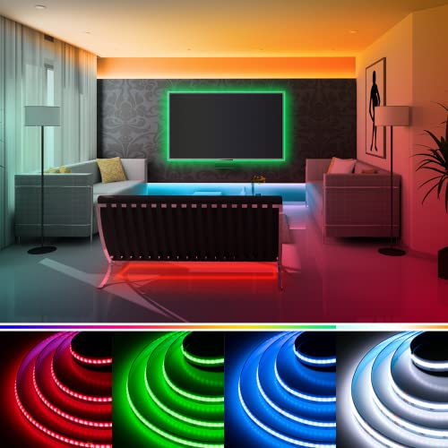 Tira LED RGBW 16.4FT 896LED/m 6500K Control Remoto miniatura 3