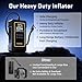 OlarHike Powerful 12000mAh Heavy Duty Tire Inflator Portable Air Compressor, 150PSI Dual Power 12V&Cordless Air Pump for Car Tires, Pickup Trucks, Jeeps, SUVs & RVs. Digital Pressure Gauge & LED Light