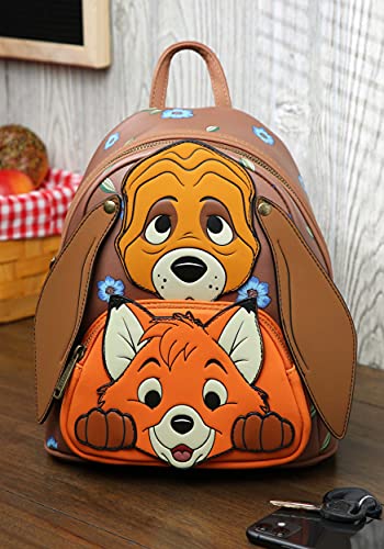 Loungefly Disney Fox and Hound Todd and Cooper Cosplay Womens Double Strap Shoulder Bag Purse2