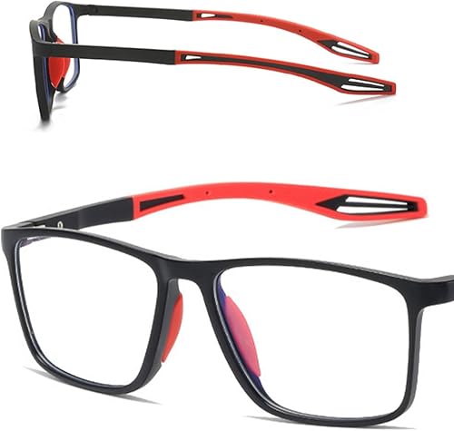 Miniatura 8 de LSNTUU Manly Kicks - Lentes de lectura para hombre, anteojos deportivos ultraligeros antiluz azul presbípicos, anteojos deportivos para hombres