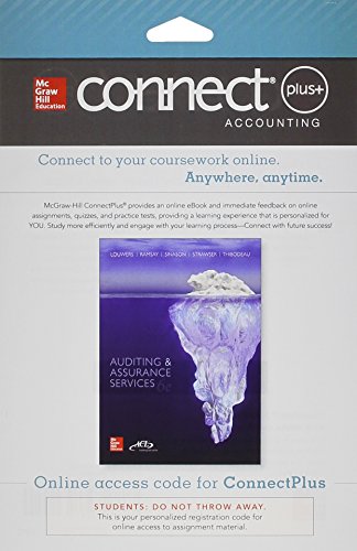 Loose Leaf Auditing & Assurance Services with A... 125918420X Book Cover