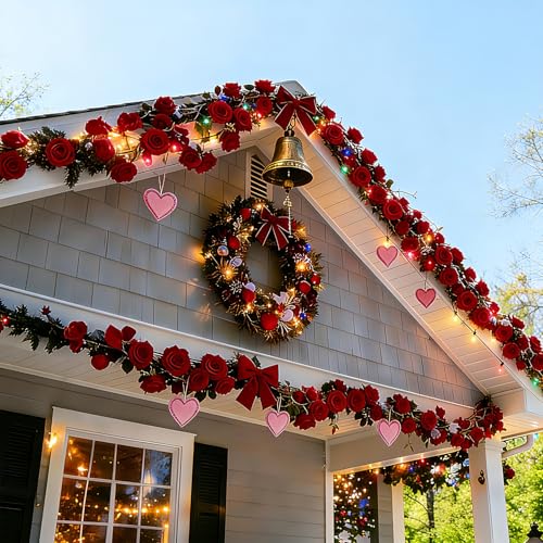 KOJIGIC 3PCS Independence Day Garland Hanger for Front Door, Outside Door Garland Hanger, Outdoor Heavy-Duty Metal Hook for Graland, Hanging Wreath Holder for Door Frame Decorations by KOJIGIC - Image 5