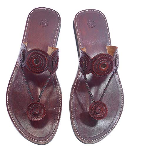 YR Nowry flat sleeper fancy for women/flat sandal for women (Leather) (B08MB5VPQ1) Amazon Price History, Amazon Price Tracker