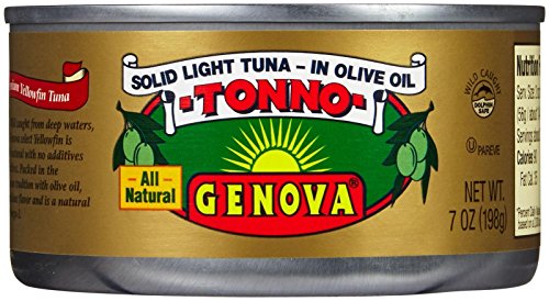 Genova Tonno Light Tuna in Oil-7 oz, 6 ct