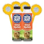 Perfect Blendz Cat Deterrents for Gardens UK – 2 x Vitax Pepper Dust 225g with Free Reflective Flower Bird Scarers