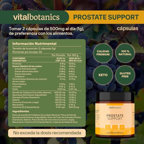 Productos Para La Próstata, prosvent precio Marca Vitalbotanics (3)