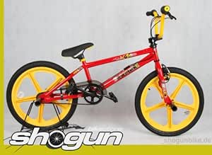 Autocollant Décalcomanie GT Wing BMX Freestyle Rouge Jaune Transparent