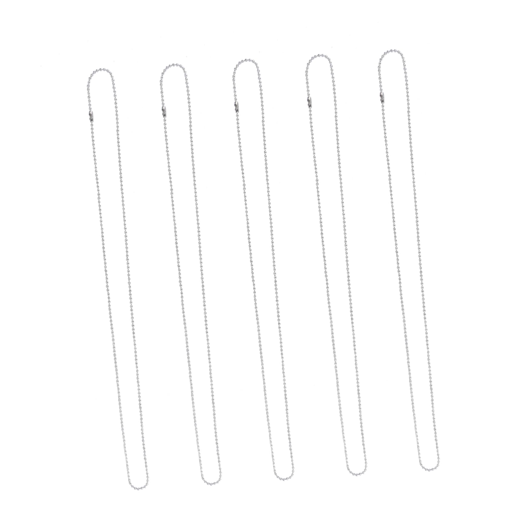 Levemolo Alloy Pet Chain Necklace 5pcs Dog Tag Chain Set for - Strong Construction