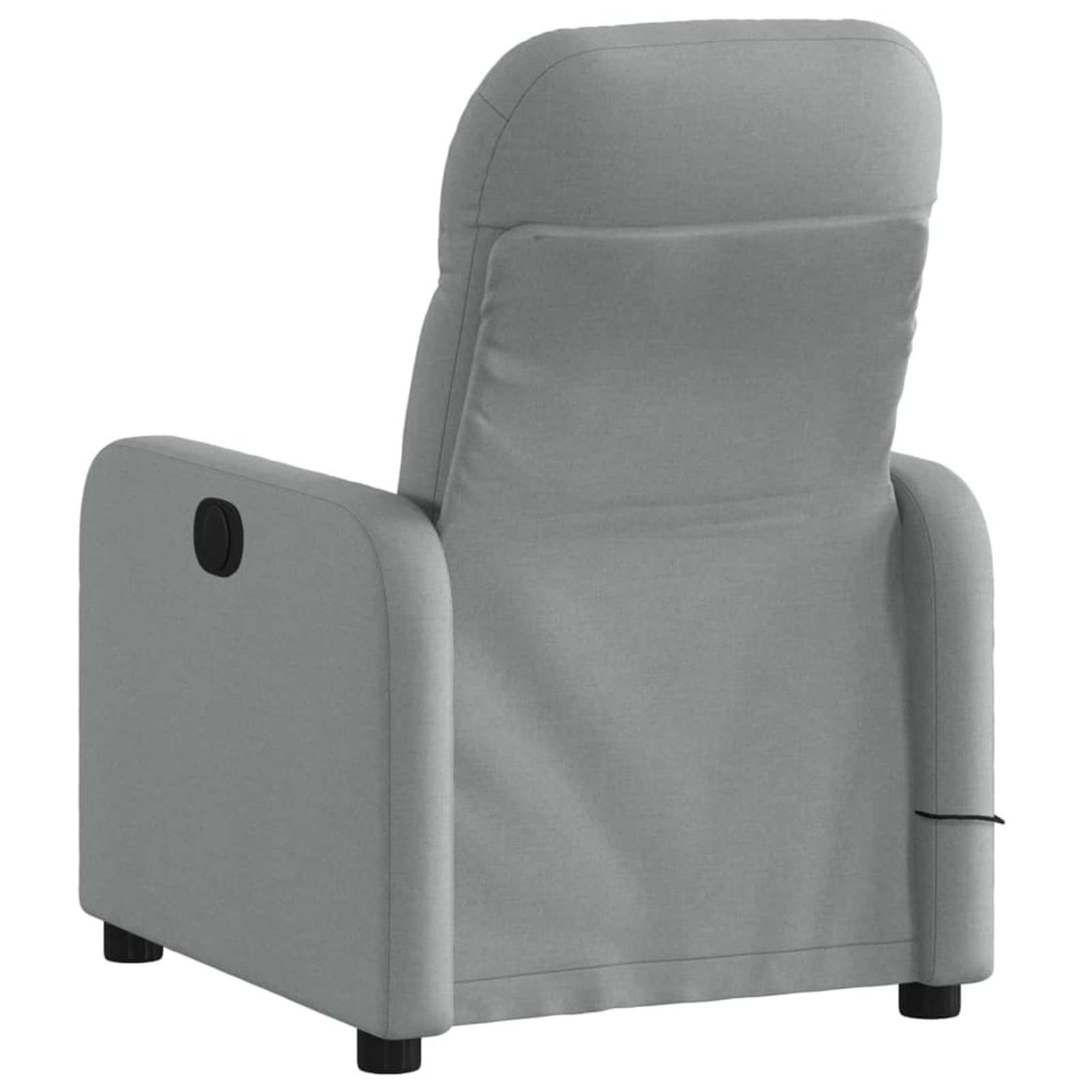 Tidyard Massage-Relaxsessel, hellgrauer Stoff, Armlehnensessel Relaxsessel TV-Sessel Fernsehsessel für Wohnzimmer Schlafzimmer3206935