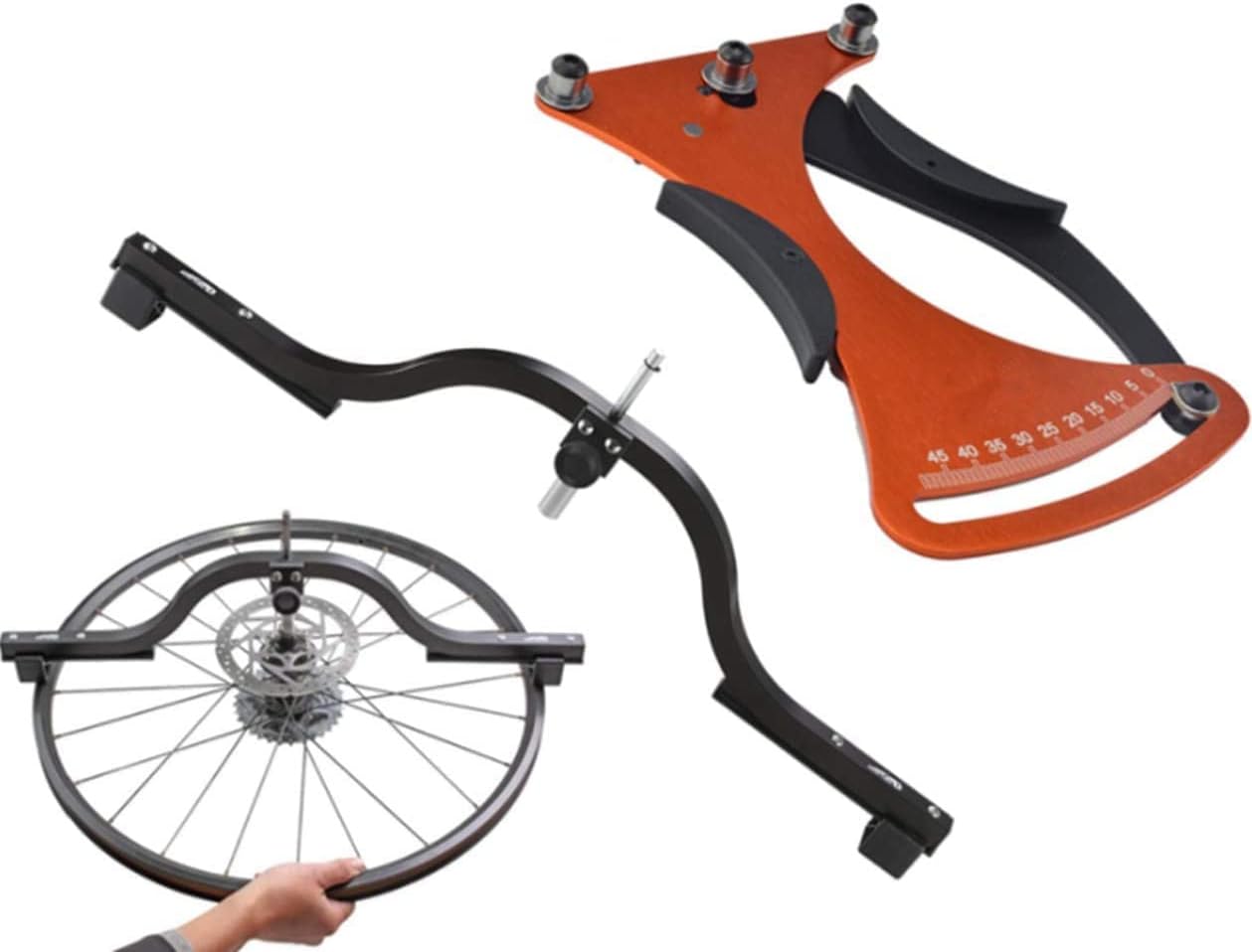 YJINGRUI Spoke Tension Meter Measurement Adjustment Tool Bicycle Wheel Ring Parallel Gauge Center-Arch Wire Spokes Tension