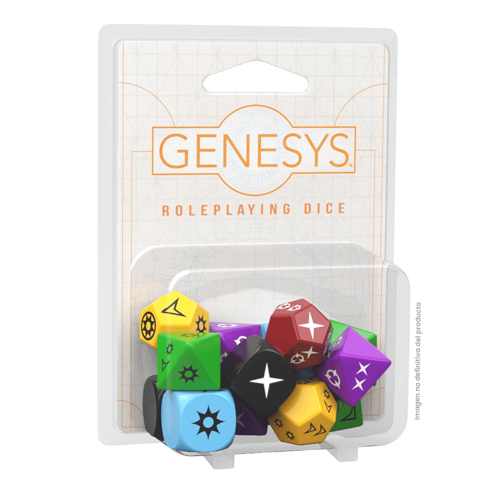 Edge, Genesys RPG: Roleplaying Dice Pack, RPG Multicolor