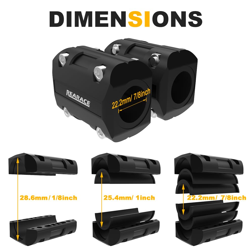Bumper Guard Blocks Genérica 22/25/28mm Para Motos